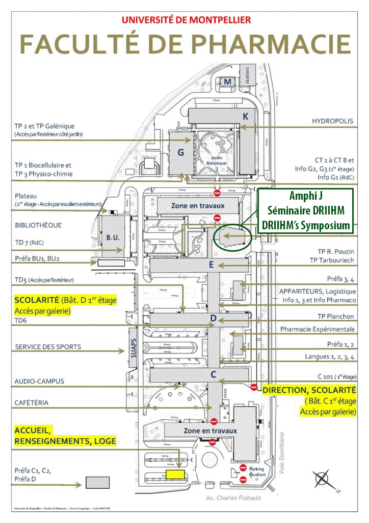 map of faculty